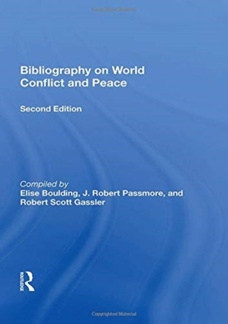 Book cover of: Bibliography On World Conflict And Peace. By: Elise Boulding