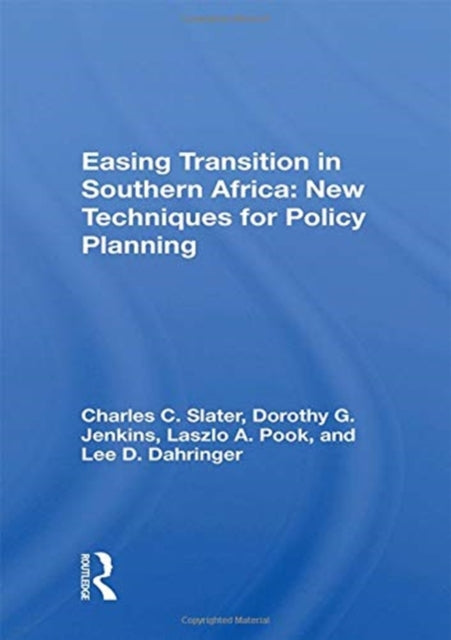 Book cover of: Easing Transition In Southern Africa. By: Slater, Charles C.