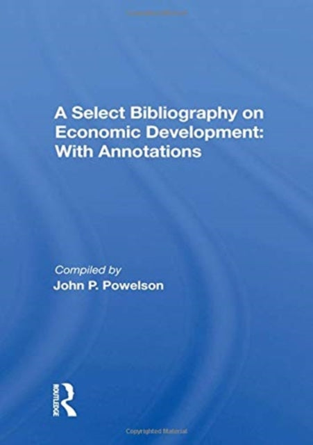 A Select Bibliography On Economic Development