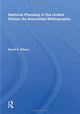 Book cover of: National Planning in the United States: An Annotated Bibliography