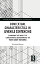 Book cover of: Contextual Characteristics in Juvenile Sentencing. By: Rimonda Maroun