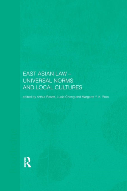 Book cover of: East Asian Law. By: Lucie Cheng