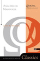 Book cover of: Analysis On Manifolds
