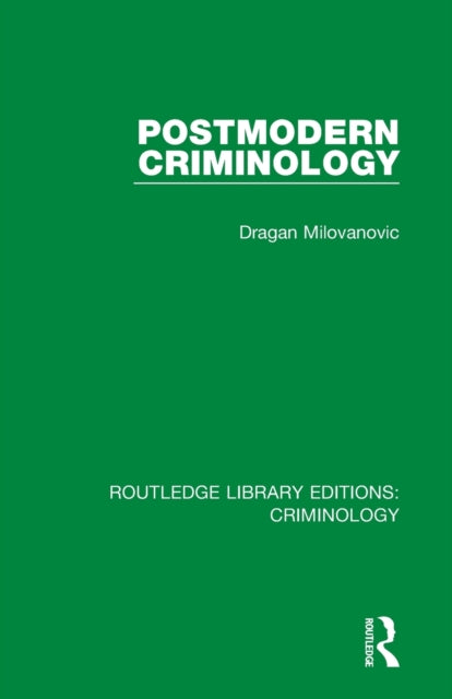 Book cover of: Postmodern Criminology