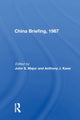 Book cover of: China Briefing, 1987. By: John S. Major