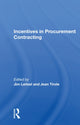 Book cover of: Incentives In Procurement Contracting. By: Jim Leitzel