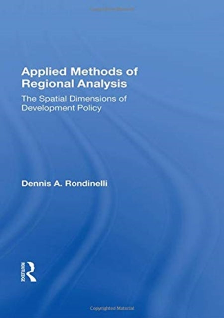 Book cover of: Applied Methods Of Regional Analysis