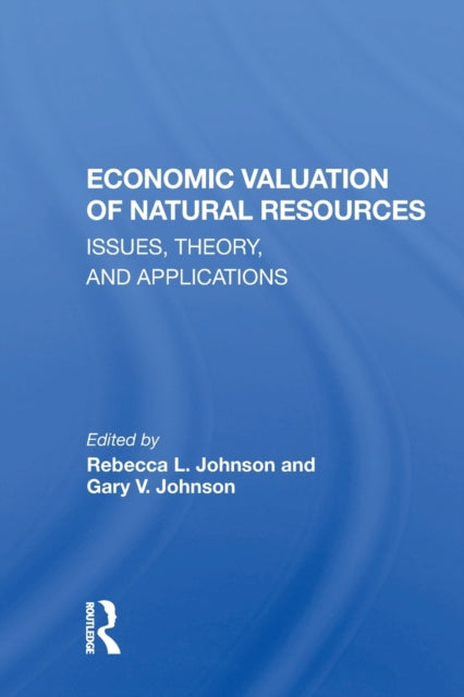 Book cover of: Economic Valuation Of Natural Resources