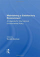 Book cover of: Maintaining A Satisfactory Environment. By: Nordal Åkerman