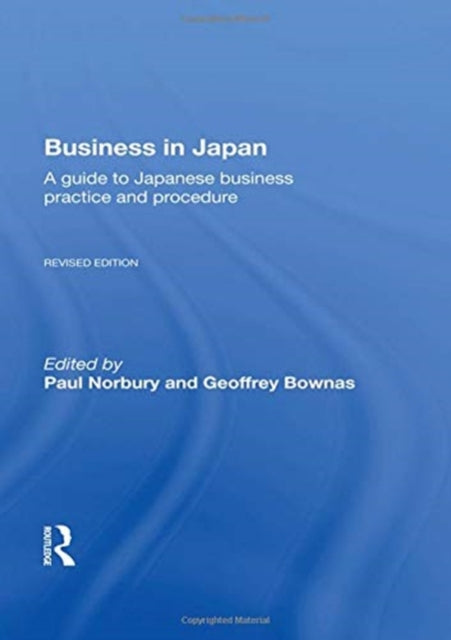 Book cover of: Business In Japan. By: Paul Norbury