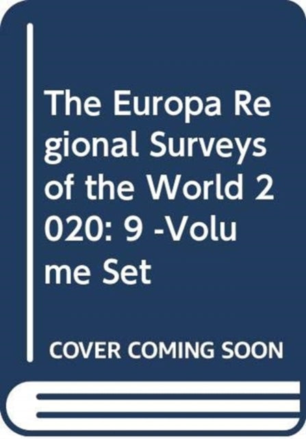 Book cover of: Europa Regional Surveys of the World 2020. By: Europa Europa Publications