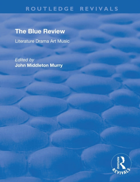 Book cover of: Blue Review. By: John Middleton Murry
