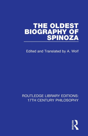 Oldest Biography of Spinoza