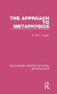 Book cover of: Approach to Metaphysics. By: E.W.F. Tomlin