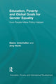 Book cover of: Education, Poverty and Global Goals for Gender Equality. By: Elaine Unterhalter