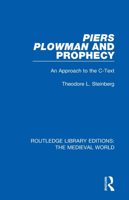 Book cover of: Piers Plowman and Prophecy