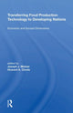 Book cover of: Transferring Food Production Technology To Developing Nations