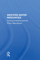 Book cover of: Western Water Resources. By: Marvin R. Duncan