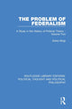 Book cover of: Problem of Federalism. By: Sobei Mogi