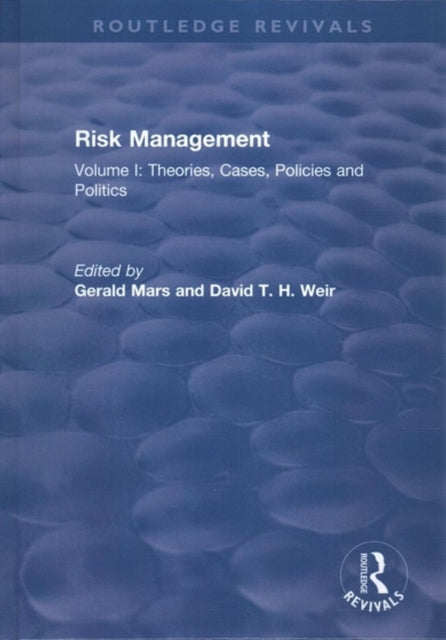 Book cover of: Risk Management, 2 Volume Set. By: Gerald Mars