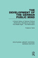 Book cover of: Development of the German Public Mind. By: Friedrich Otto Hertz