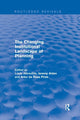 Book cover of: Changing Institutional Landscape of Planning. By: L. Albrechts