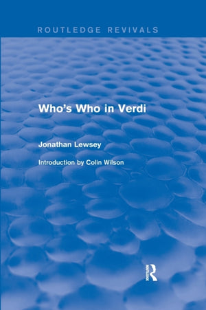 Who's Who in Verdi
