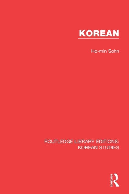 Book cover of: Korean. By: Ho-min Sohn