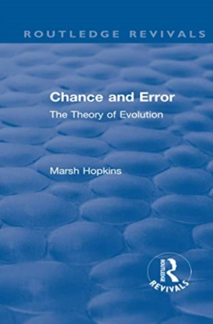 Book cover of: Chance and Error. By: Marsh Hopkins