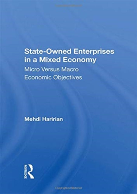 Book cover of: Stateowned Enterprises In A Mixed Economy. By: Mehdi Haririan