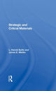 Book cover of: Strategic And Critical Materials. By: L. Harold Bullis