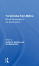 Book cover of: Perestroika From Below. By: Judith B. Sedaitis