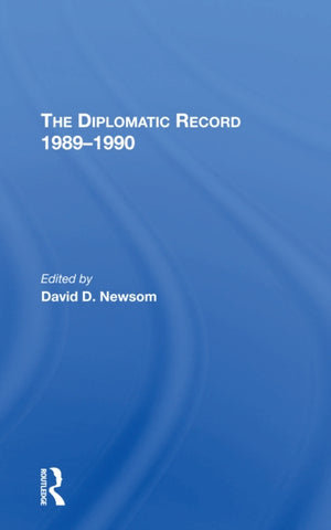 The Diplomatic Record 19891990