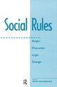 Book cover of: Social Rules. By: David Braybrooke