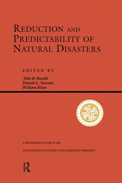 Book cover of: Reduction And Predictability Of Natural Disasters