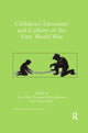 Book cover of: Children's Literature and Culture of the First World War. By: Lissa Paul