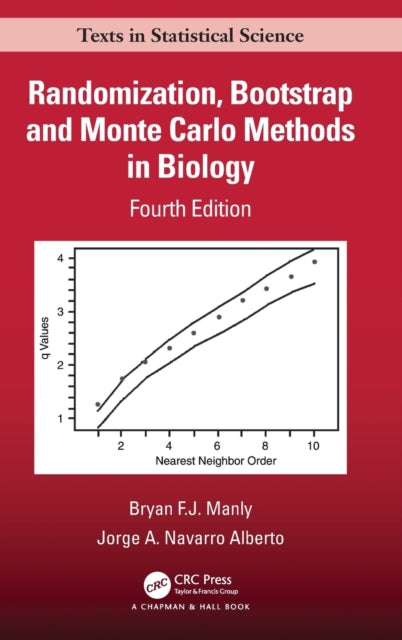 Book cover of: Randomization, Bootstrap and Monte Carlo Methods in Biology. By: Bryan F. J. Manly