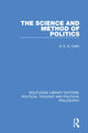 Book cover of: Science and Method of Politics