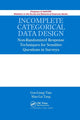 Book cover of: Incomplete Categorical Data Design. By: Guo-Liang Tian