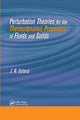 Book cover of: Perturbation Theories for the Thermodynamic Properties of Fluids and Solids. By: J. R. Solana