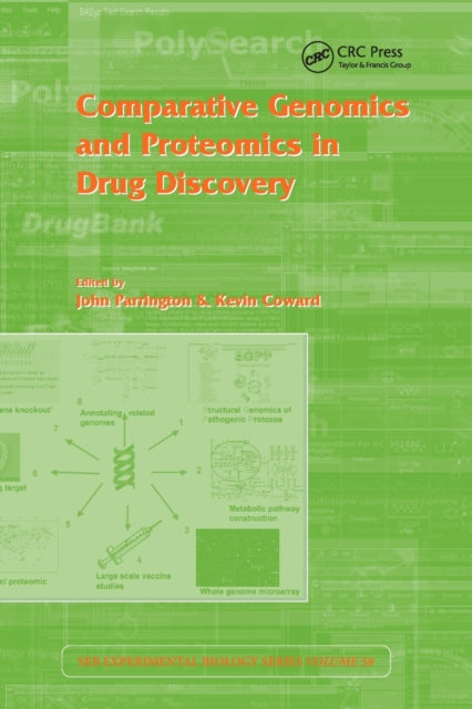 Book cover of: Comparative Genomics and Proteomics in Drug Discovery. By: John Parrington