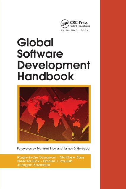 Book cover of: Global Software Development Handbook. By: Raghvinder Sangwan