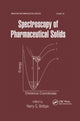 Book cover of: Spectroscopy of Pharmaceutical Solids. By: H. G. Brittain