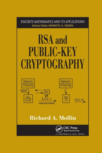 Book cover of: RSA and Public-Key Cryptography. By: Richard A. Mollin