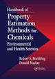 Book cover of: Handbook of Property Estimation Methods for Chemicals. By: Donald Mackay