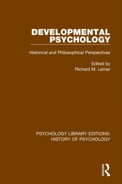 Book cover of: Developmental Psychology. By: Richard M. Lerner