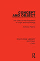 Book cover of: Concept and Object. By: Anthony Palmer