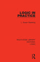 Book cover of: Logic in Practice. By: L. Susan Stebbing