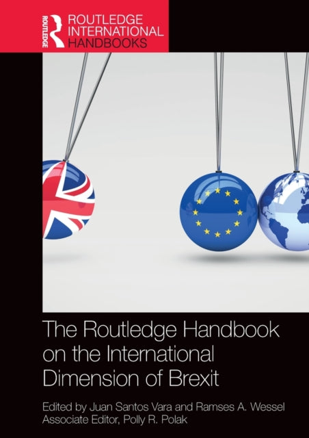 Book cover of: Routledge Handbook on the International Dimension of Brexit. By: Juan Santos Vara