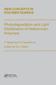Book cover of: Photodegradation and Light Stabilization of Heterochain Polymers